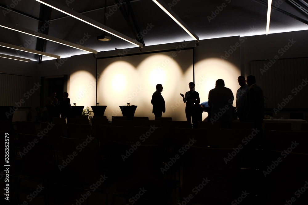 Business Event Silhouette