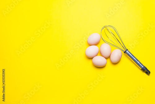 eggs on a light background for Easter