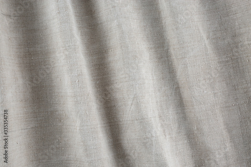 Folded linen fabric