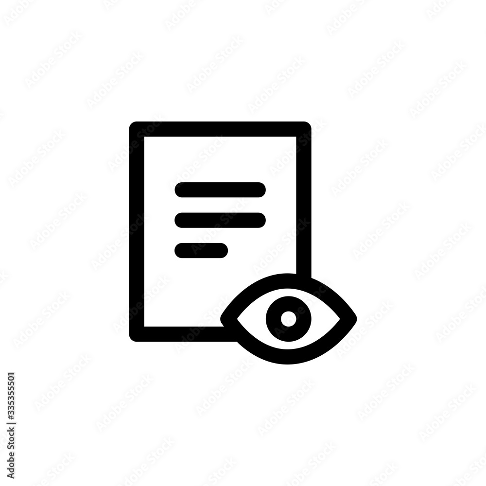 Read Document Education Outline Icon Vector Illustration
Read Document Education Outline Icon Vector Illustration