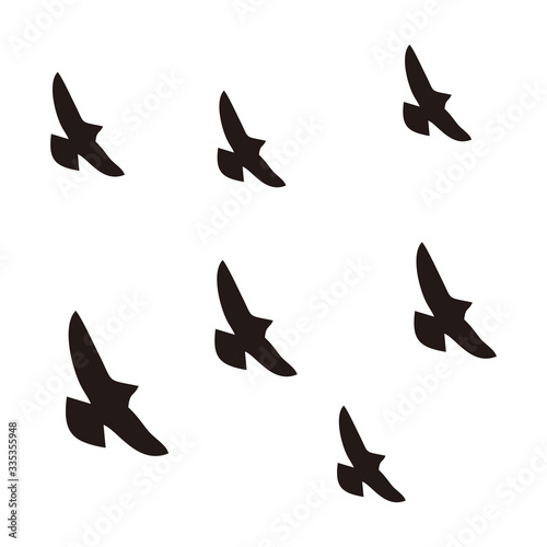 bird icon set, vector illustration © MD_01