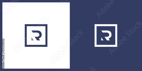 tor illustration in the form of the letter "R". suitable for company or individual logos.