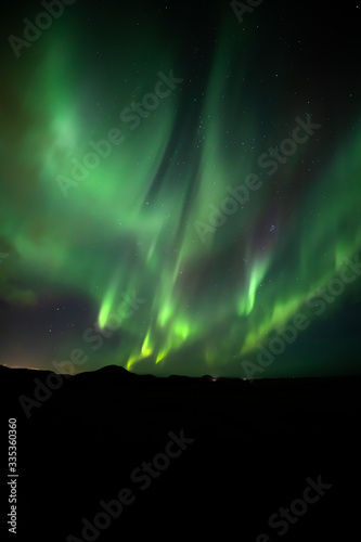 majestic northern lights in Iceland