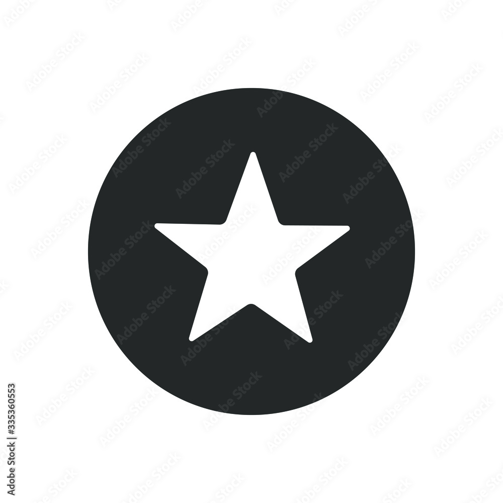 star icon with flat style design star icon with flat style design