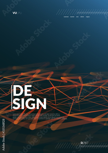 Abstract design for catalog, poster, cower or brochure