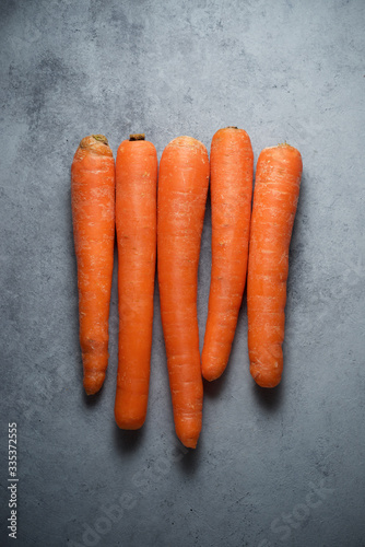 Carrots close up