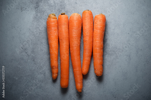 Carrots close up