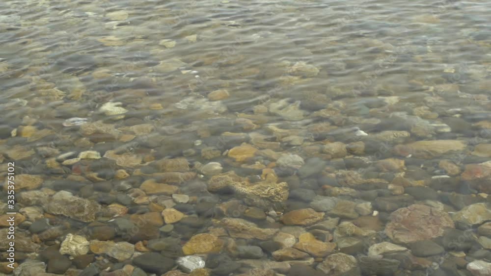 小石のある水辺風景 小石のある水辺風景