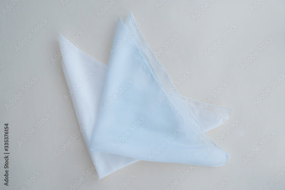 Naklejka premium pastel tone silk scarves - studio shot