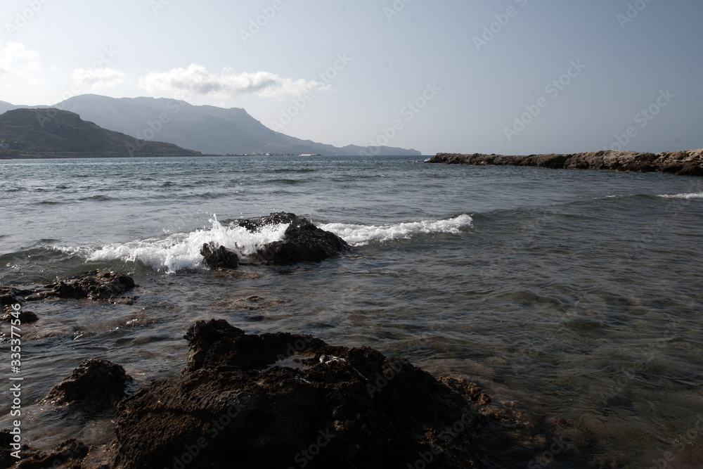 Falasarna beach, Crete island, Greece