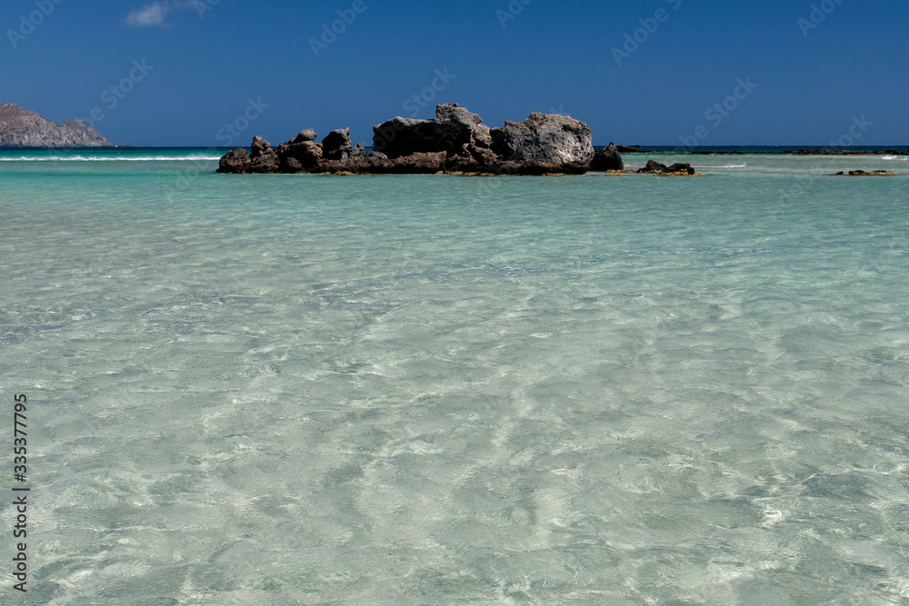 Elafonisi beach, Crete island, Greece