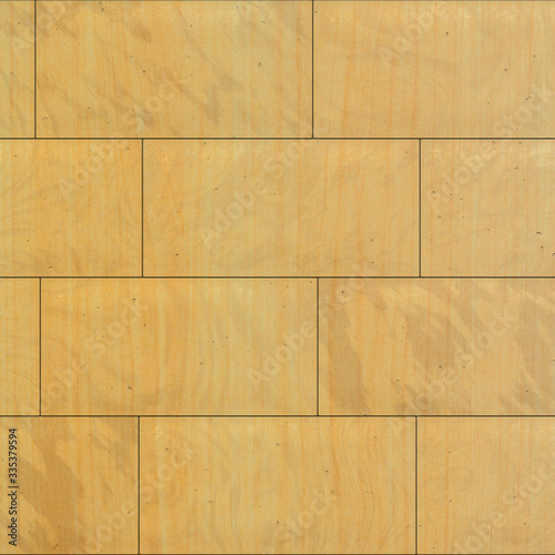 natural wooden tiles panels, 3d illustration.