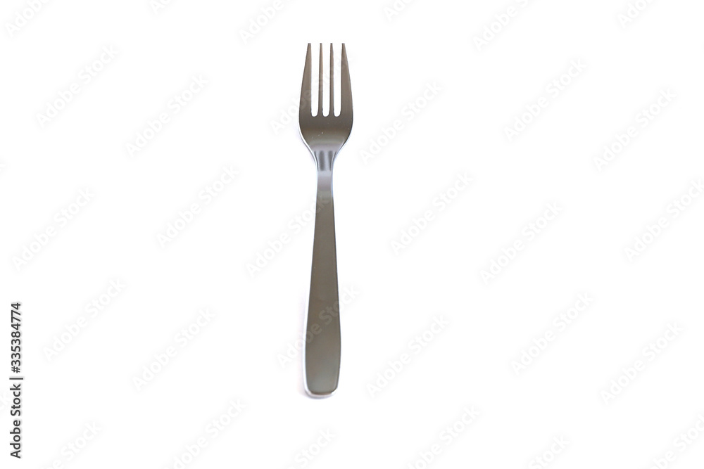 Dessert forks on a white background Dessert forks on a white background