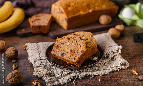 Sweet and heathy banana bread