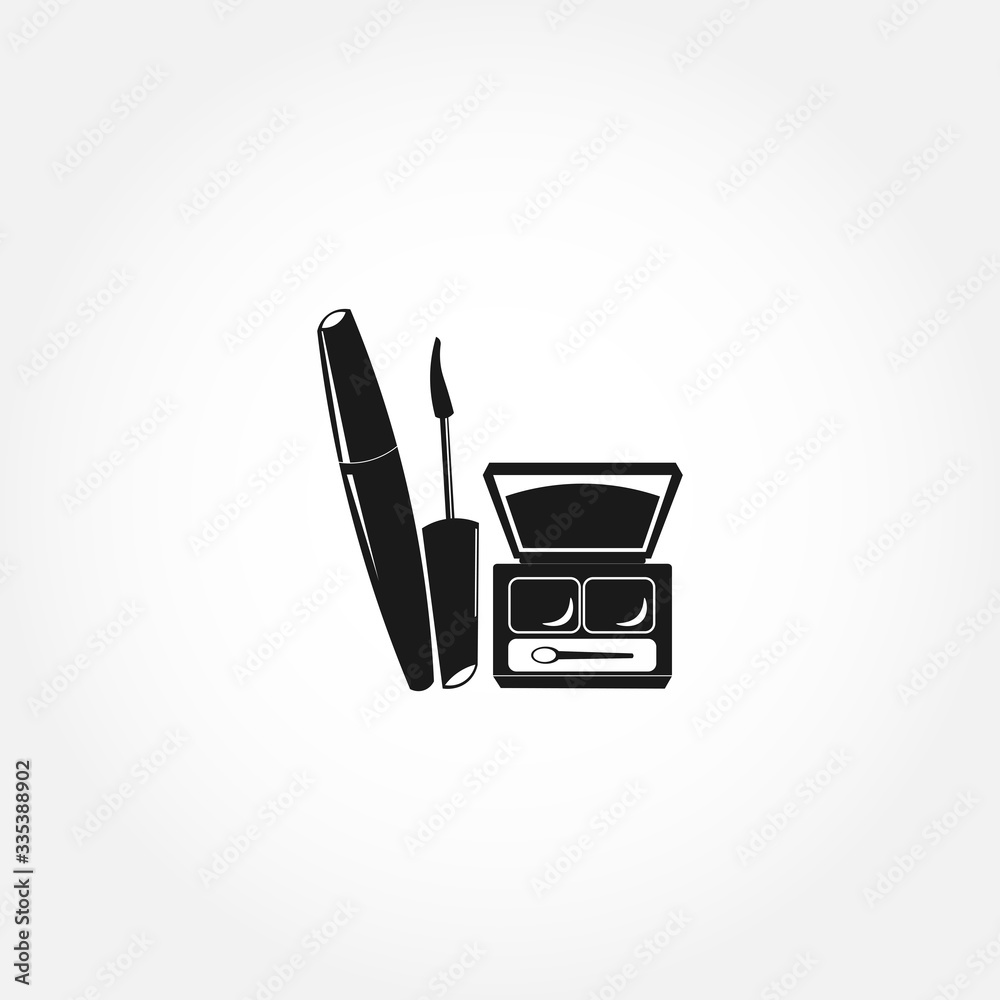 Fototapeta premium Eye shadow kit icon. isolated design element