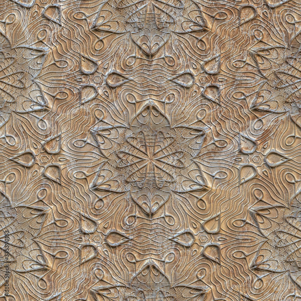 3d rust metal pattern background, 3d illustration.