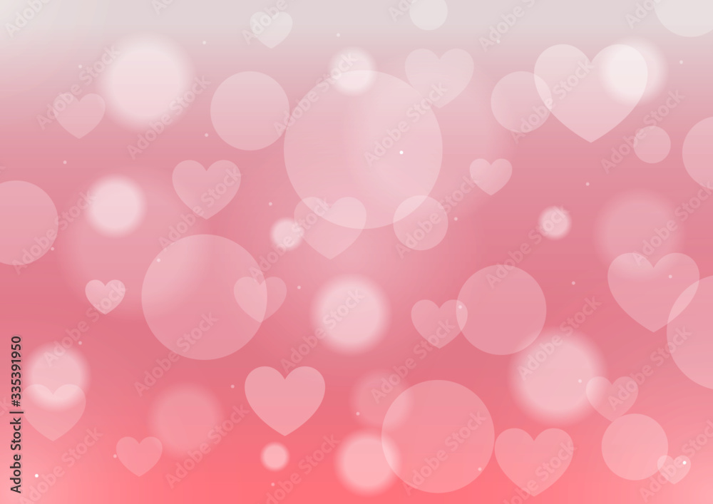 pink blurred valentine's day with bokeh background. illustration vector. pink blurred valentine's day with bokeh background. illustration vector.