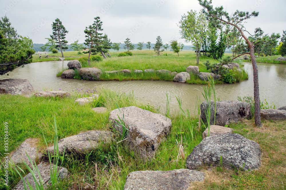 Amazing  japanese garden near Palanga, Lithuania