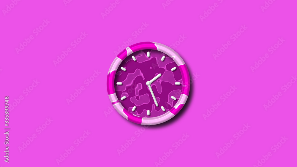 Amazing 3d pink wall clock,clock icon,counting down wall clock Amazing 3d pink wall clock,clock icon,counting down wall clock