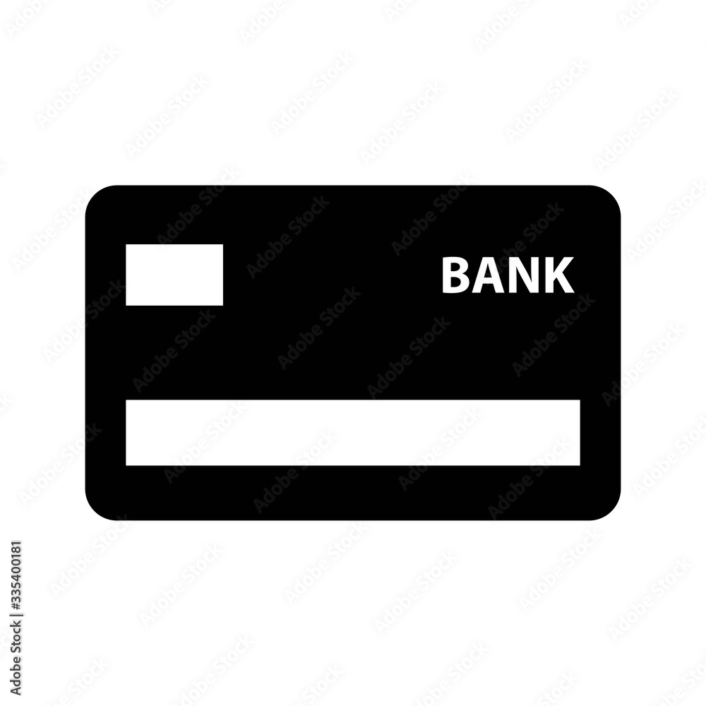 Vector credit card bank illustration Vector credit card bank illustration
