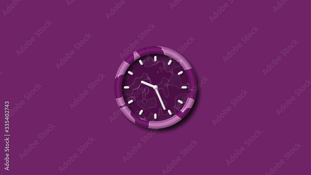 Counting down 3d wall clock isolated,3d clock icon,wall clock isolated