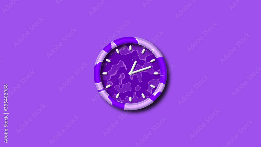 New purple 3d wall clock,counting down 3d wall clock,purple 3d wall clock New purple 3d wall clock,counting down 3d wall clock,purple 3d wall clock