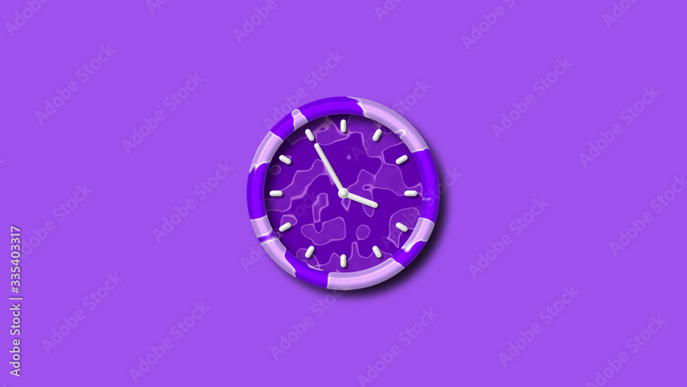 New purple 3d wall clock,counting down 3d wall clock,purple 3d wall clock New purple 3d wall clock,counting down 3d wall clock,purple 3d wall clock