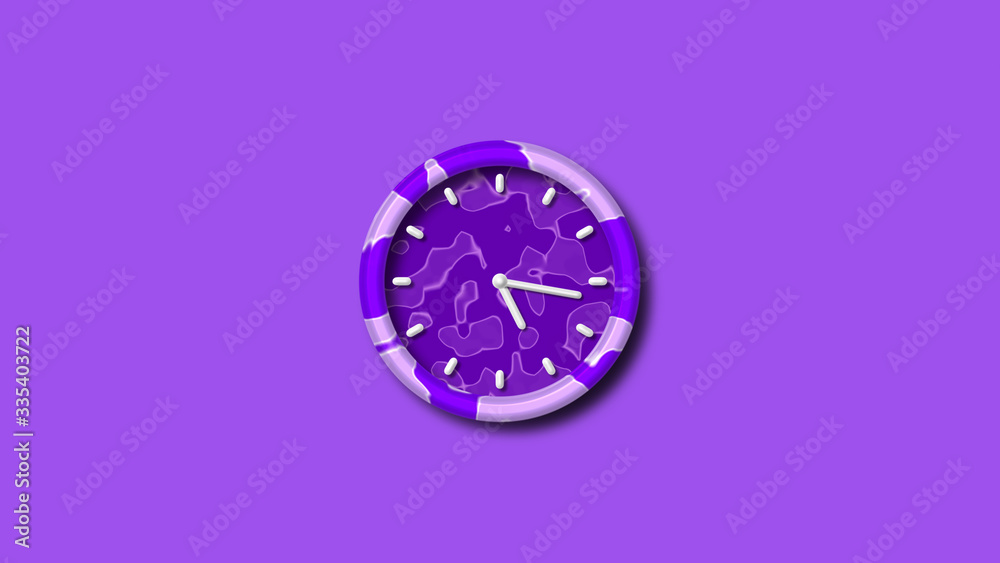 New purple 3d wall clock,counting down 3d wall clock,purple 3d wall clock New purple 3d wall clock,counting down 3d wall clock,purple 3d wall clock