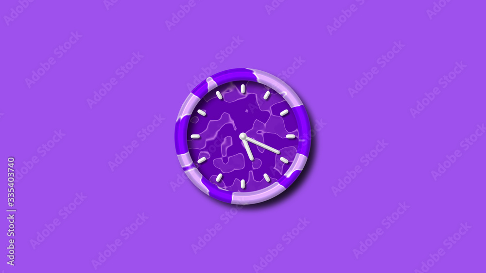 New purple 3d wall clock,counting down 3d wall clock,purple 3d wall clock New purple 3d wall clock,counting down 3d wall clock,purple 3d wall clock