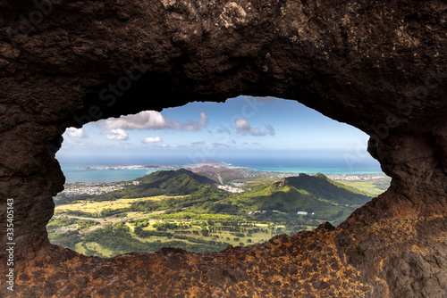 Pali Puka Lookout, Oahu Hawaii