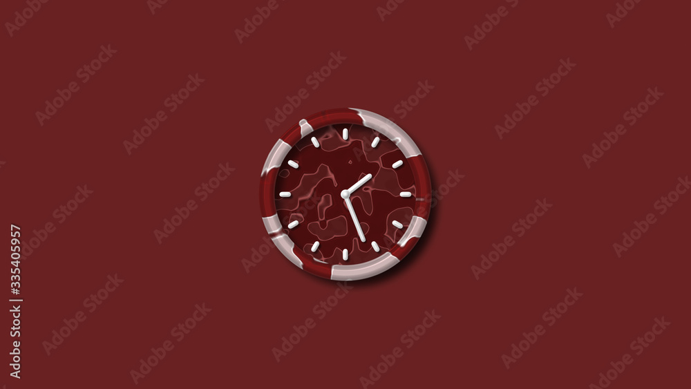 New red dark 3d wall clock icon,wall clock isolated,army design 3d clock icon New red dark 3d wall clock icon,wall clock isolated,army design 3d clock icon