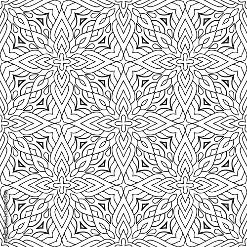 Seamless pattern. Vintage decorative elements