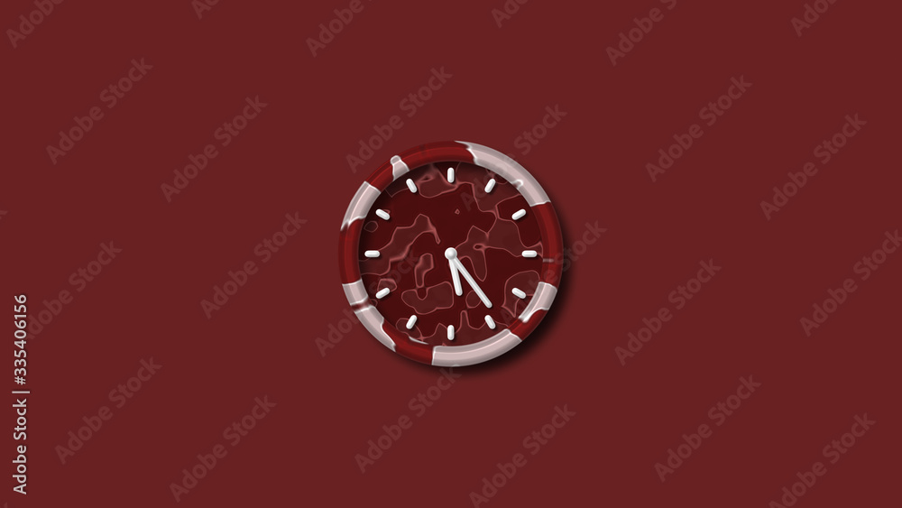 Army design 3d wall clock isolated,3d wall clock icon,clock icon