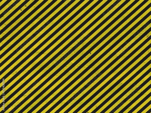 Black and yellow line pattern, abstract grunge background