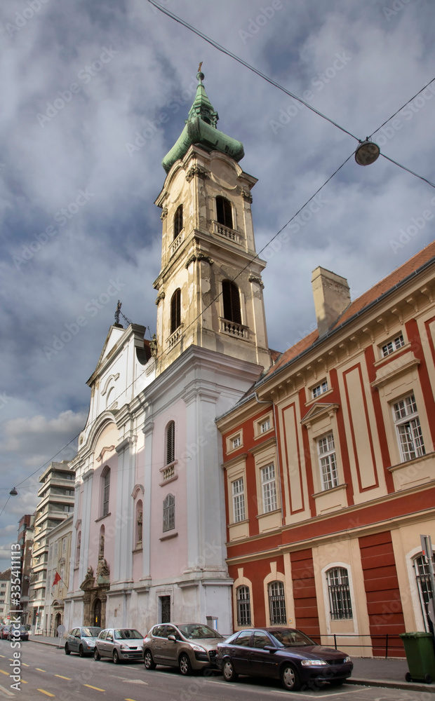 Obraz premium Roman catholic church of St. Ferenc in Budapest. Hungary