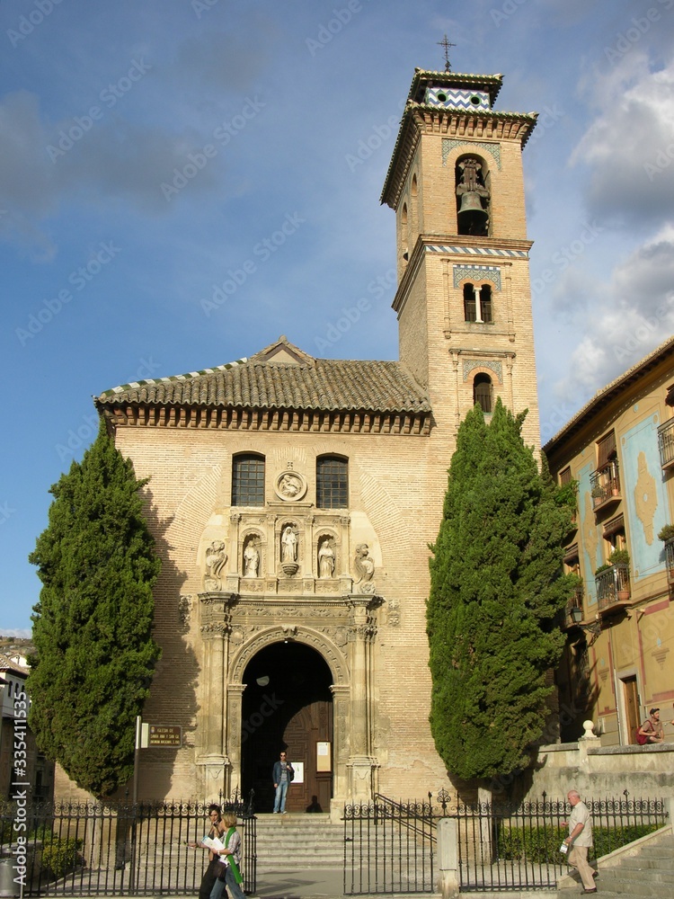Granada, Spain, Church of Santa Ana