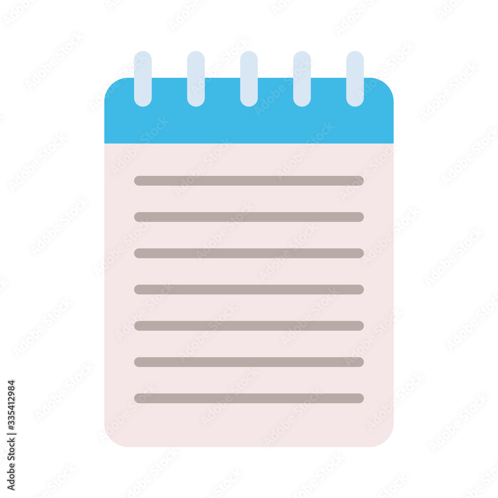 daily planner notebook on white background daily planner notebook on white background