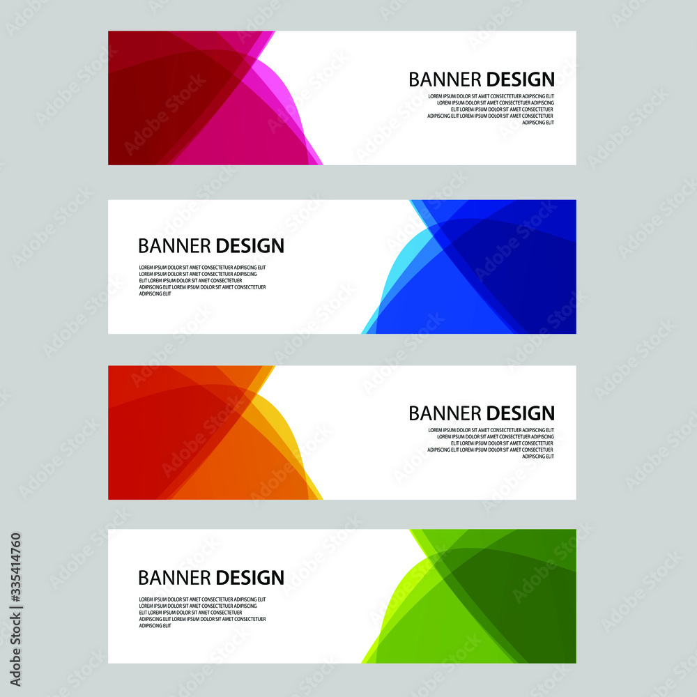 Vector Abstract banner web template