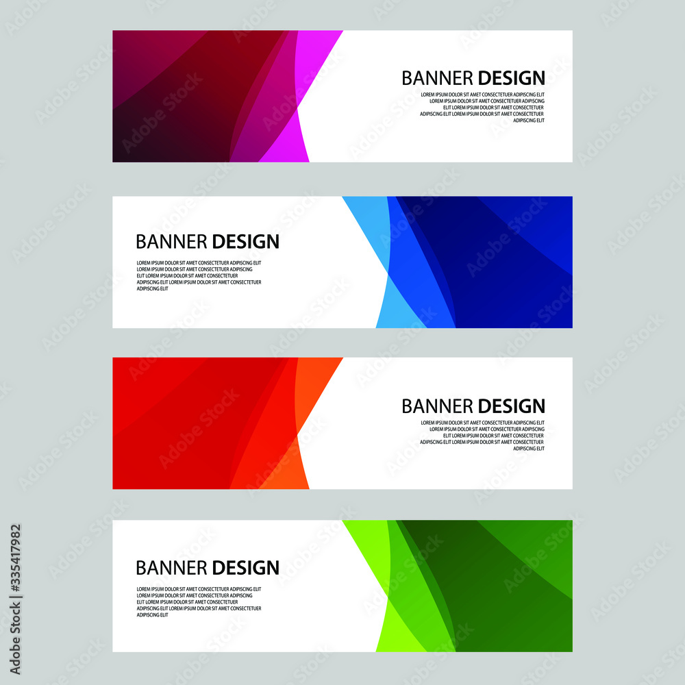 Vector Abstract banner web template