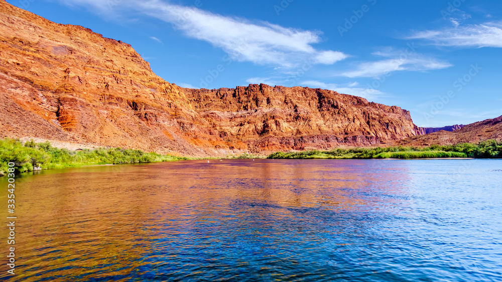 The Colorado River at Paria Beach near Lees Ferry in Marble Canyon, Arizona, United States
