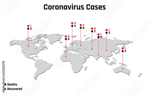 Coronavirus 2019-nC0V Outbreak, Travel Alert concept. The virus attacks the respiratory tract, pandemic medical health risk.