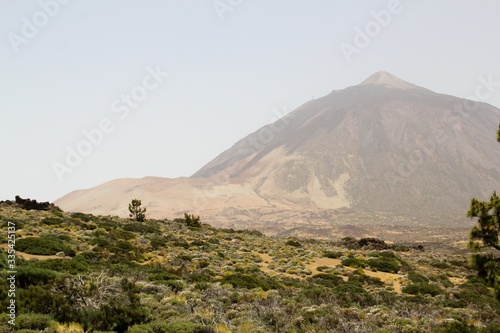 Pico del Teide on the road from San Cistobal