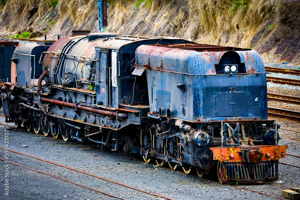 A Heavy Locomotive Stands Alone A Heavy Locomotive Stands Alone