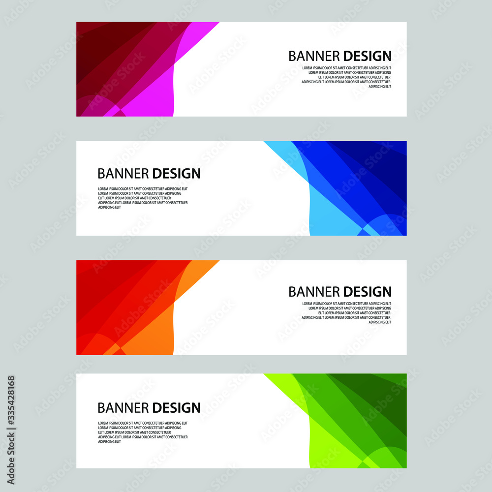 Vector Abstract banner web template