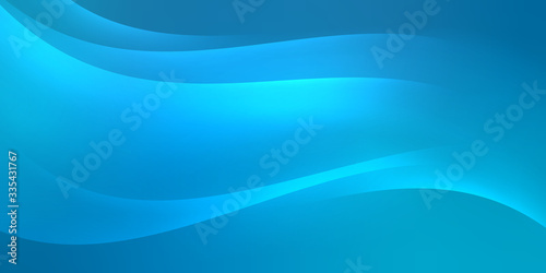 Blue abstract curve pattern background.