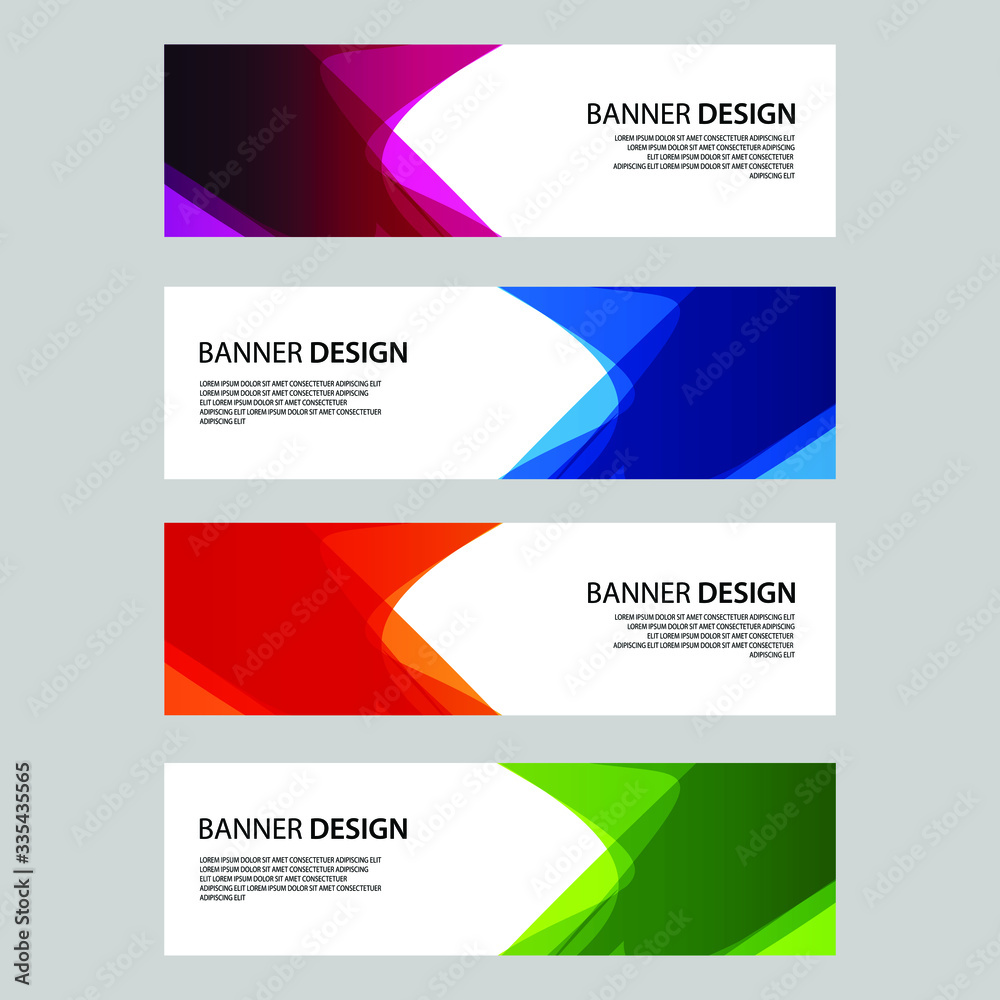 Vector Abstract banner web template