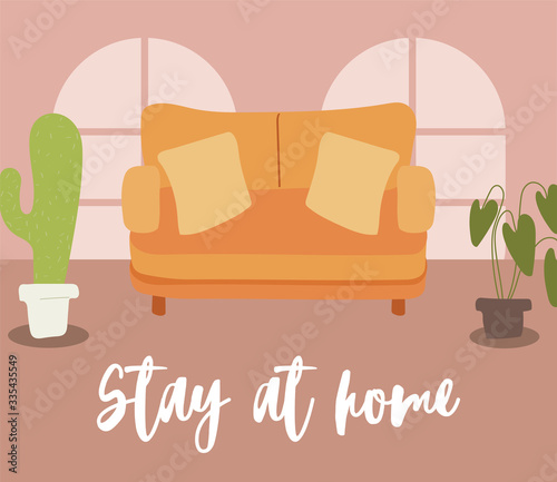 stay at home awareness social media campaign and coronavirus prevention