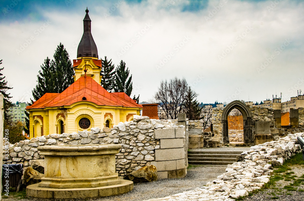 Ruins of Diosgyor Castle near Misckiolc, Hungary