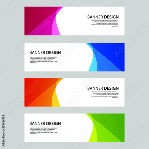 Vector Abstract banner web template