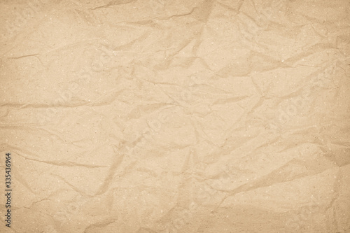 Brown or Cream recycled craft paper texture background. Pattern